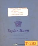 Taylor Dunn-Taylor-Dunn SC Series, Stockchaser Tractor, Operations Replacement Parts Manual-SC-100-24-SC-100-36-SC-100-48-02